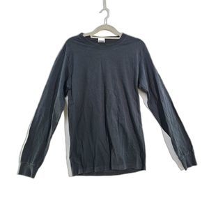 Fruit of the Loom Black 100% Cotton Men's Soft Long Sleeve Crew T-Shirt Small